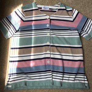 button down shirt stripped vintage